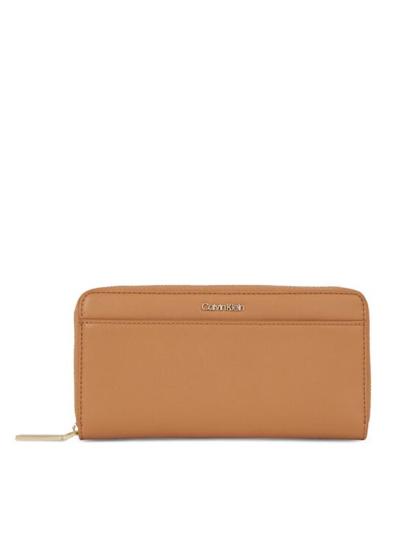 Calvin Klein Calvin Klein Ženski novčanik Ck Must Lg Z/A W/Slip K60K610949 Smeđa