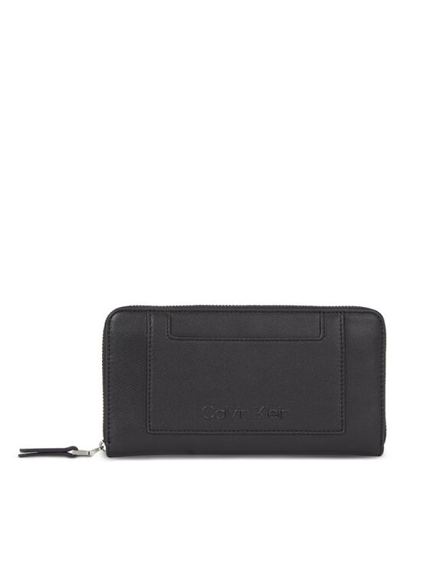 Calvin Klein Calvin Klein Ženski novčanik Ck Set Zip Around Large K60K611089 Crna