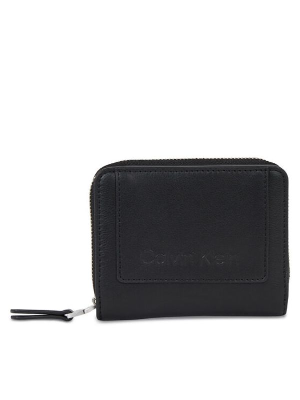 Calvin Klein Calvin Klein Ženski novčanik Ck Set Zip Around W/Flap Md K60K611099 Crna