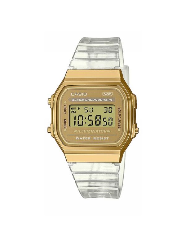 Casio Casio Sat Vintage Digital A168XESG-9AEF Zlatna