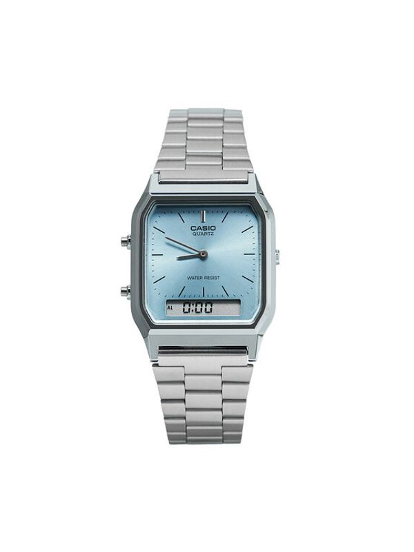 Casio Casio Sat Vintage Maxi AQ-230A-2A1MQYES Srebrna