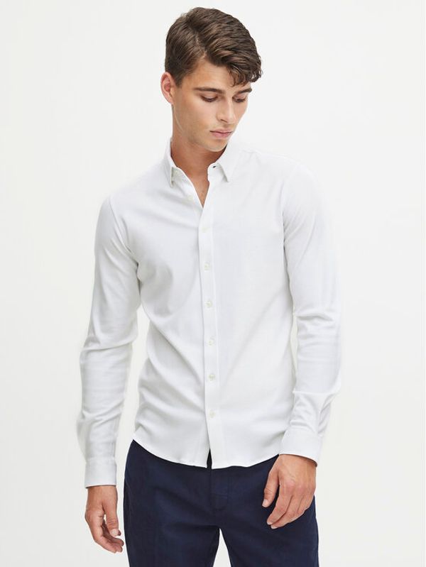 Casual Friday Casual Friday Košulja 20504841 Bijela Slim Fit