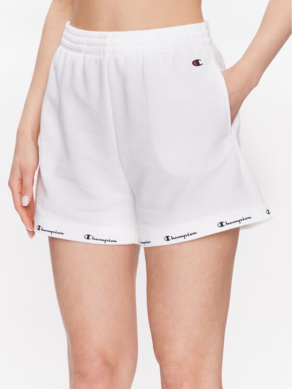 Champion Champion Sportske kratke hlače 116100 Bijela Regular Fit