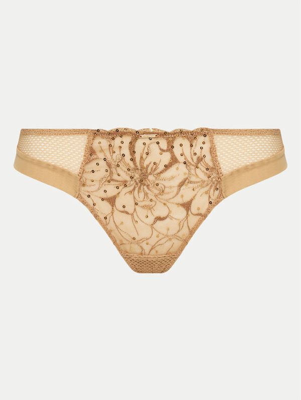 Chantelle Chantelle Tangice Fleurs Si C12Q90 Bež