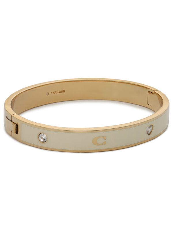 Coach Coach Narukvica Enamel Horse & Carriage Hinged Bangle Bracelet 37479035GLD100 Zlatna