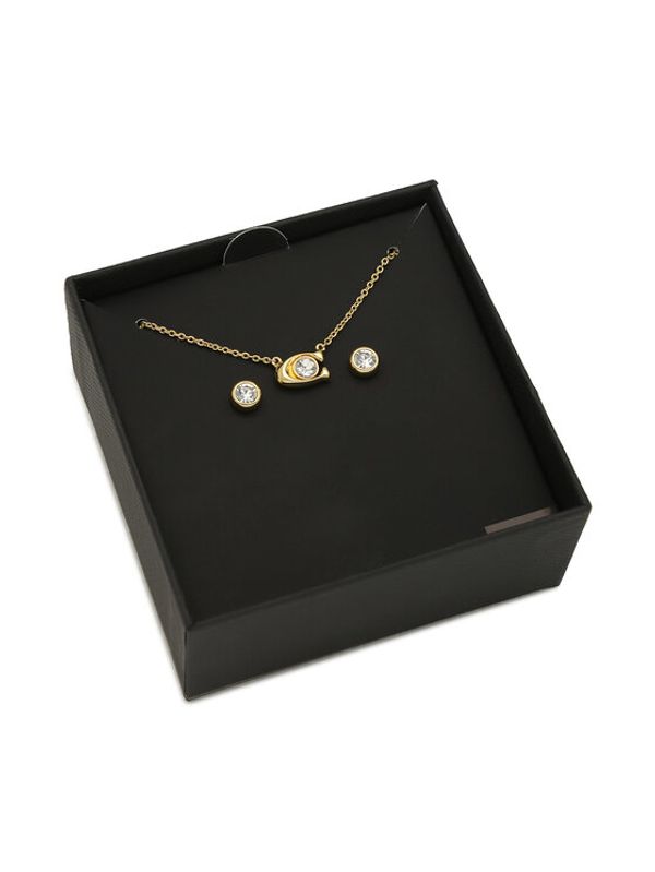 Coach Coach Set ogrlica i naušnice Signature Necklace & Earring Set 37412845GLD110 Zlatna