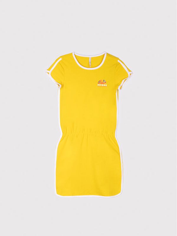Coccodrillo Coccodrillo Haljina za svaki dan WC2129201LET Žuta Regular Fit