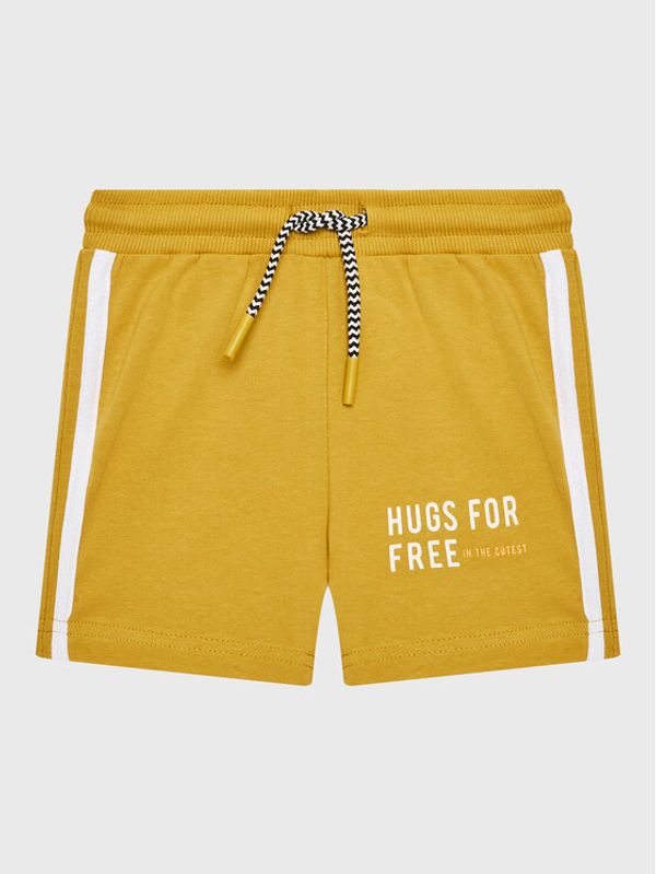 Coccodrillo Coccodrillo Sportske kratke hlače WC2121502HUG Žuta Regular Fit