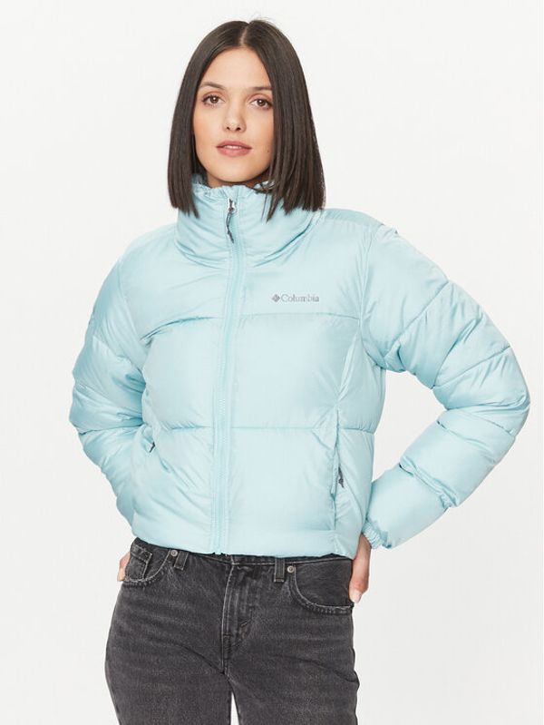 Columbia Columbia Pernata jakna Puffect™ Cropped Jacket Zelena Regular Fit