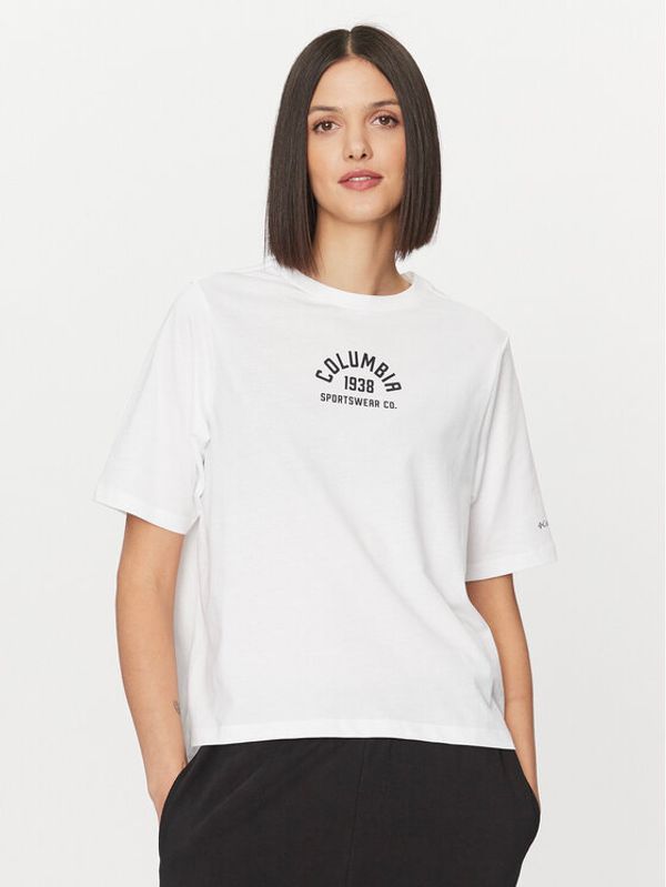 Columbia Columbia Tehnička majica North Cascades™ Relaxed Tee Bijela Regular Fit