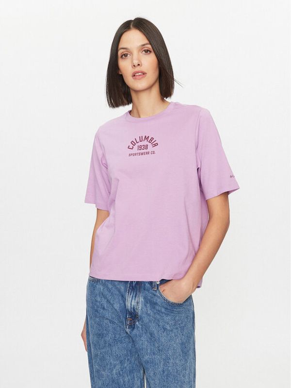 Columbia Columbia Tehnička majica North Cascades™ Relaxed Tee Ljubičasta Regular Fit