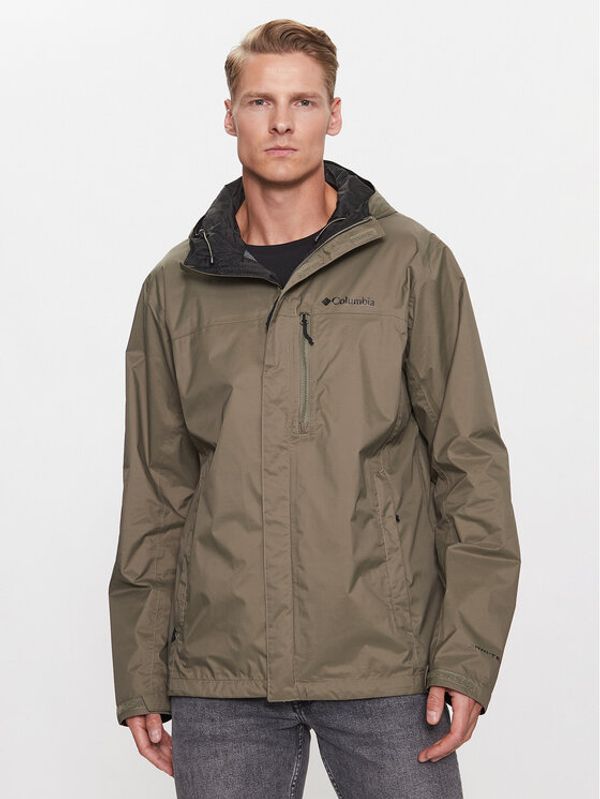 Columbia Columbia Vodootporna jakna Pouring Adventure II 1760061 Zelena Regular Fit