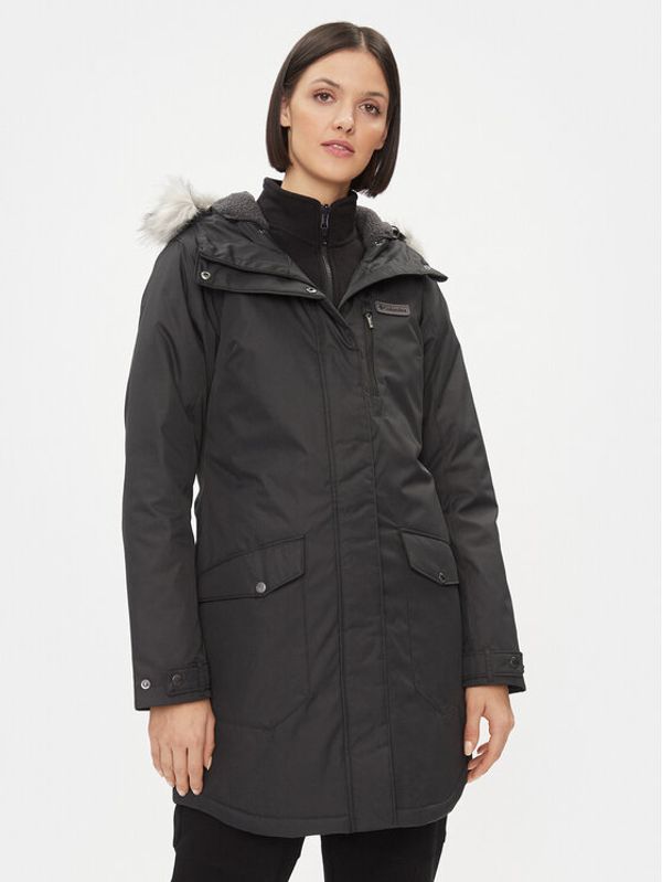 Columbia Columbia Zimska jakna Suttle Mountain™ Long Insulated Jacket Crna Regular Fit