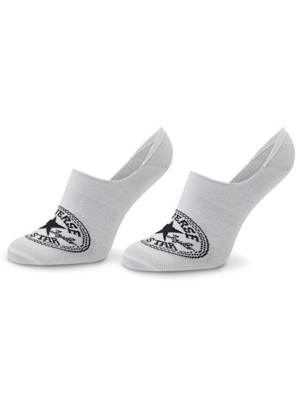 Converse Converse Set od 2 para muških niskih čarapa E1138W-2020 Bijela