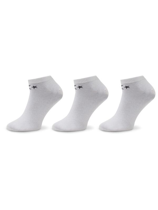 Converse Converse Set od 3 para muških niskih čarapa E747W-3020 Bijela