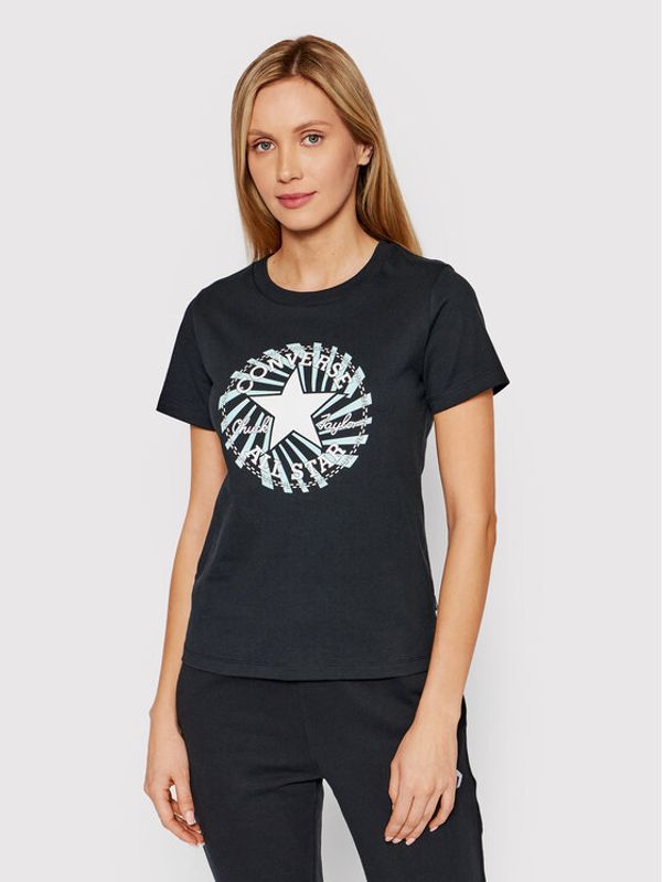 Converse Converse T-shirt Chuck Patch Exploded 10024032-A01 Crna Standard Fit
