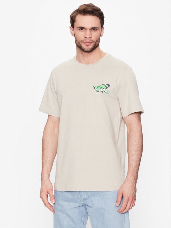 Converse Converse T-shirt City Butterfly 10024616-A01 Bež Straight Fit
