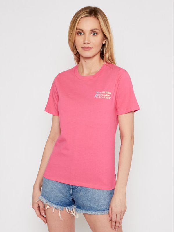 Converse Converse T-shirt Exploration Team 10022260-A03 Ružičasta Standard Fit