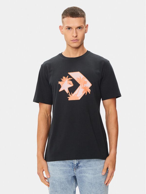 Converse Converse T-shirt M Festival Star Chev Tee 10026417-A01 Crna Regular Fit