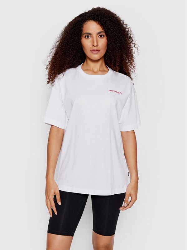 Converse Converse T-shirt Strawberry 10023938-A02 Bijela Relaxed Fit