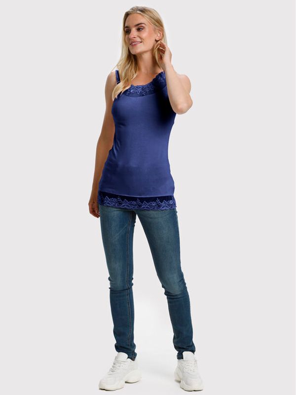 Cream Cream Top Florence 10600385 Tamnoplava Slim Fit