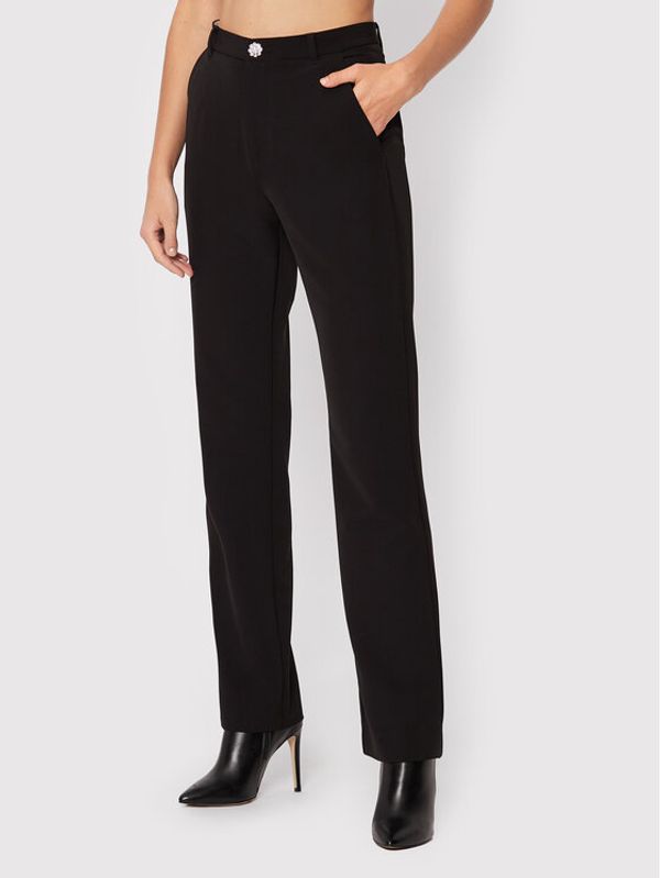 Custommade Custommade Hlače Otilia 999425525 Crna Regular Fit