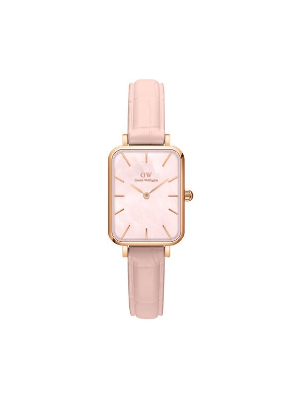 Daniel Wellington Daniel Wellington Sat Quadro Pressed DW00100508 Ružičasto zlato