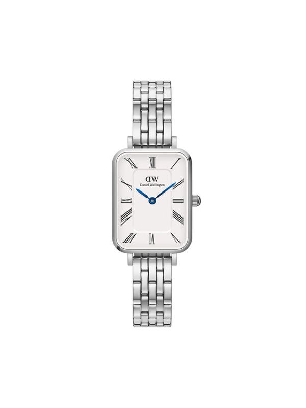 Daniel Wellington Daniel Wellington Sat Quadro Roman Numerals 5-Link DW00100691 Srebrna