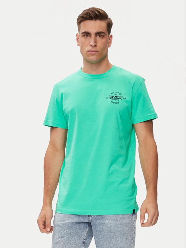 DC DC T-shirt Chain Gang Tss ADYZT05348 Zelena Regular Fit