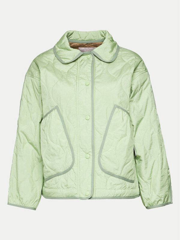 Deha Deha Prijelazna jakna D02592 Zelena Comfort Fit