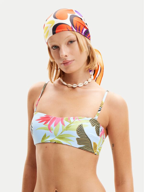 Desigual Desigual Gornji dio kupaćeg kostima Palms 24SWMK06 Plava