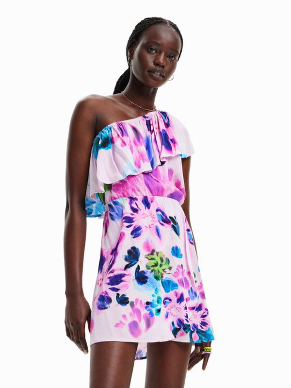 Desigual Desigual Haljina za svaki dan 23SWVW86 Ljubičasta Regular Fit