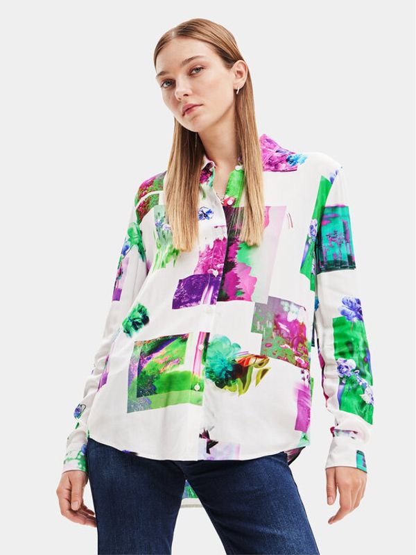 Desigual Desigual Košulja 23WWCW20 Bijela Regular Fit