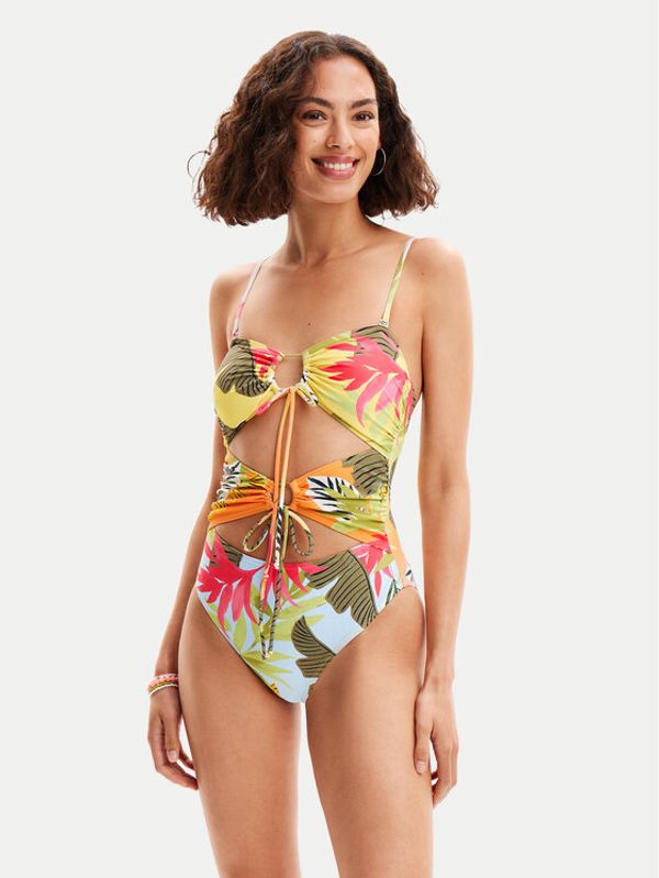 Desigual Desigual Kupaći kostim Palms 24SWMK05 Šarena