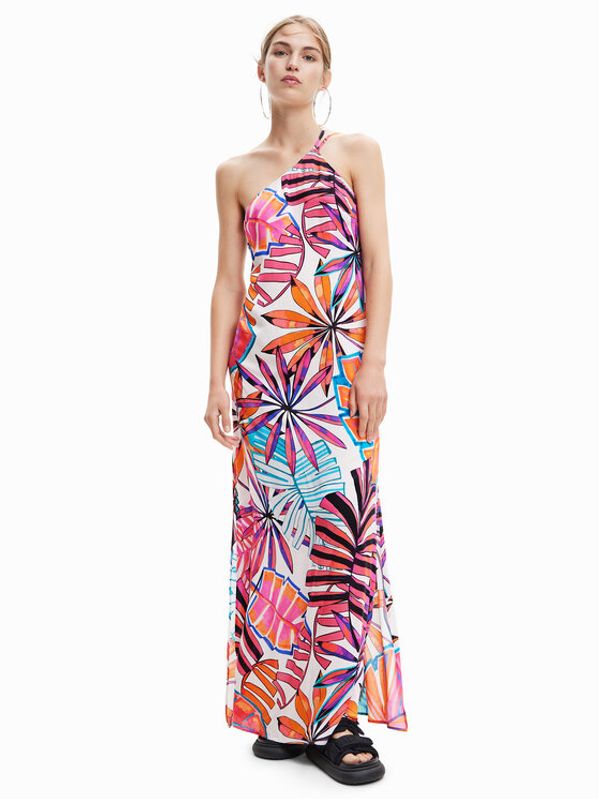 Desigual Desigual Ljetna haljina 23SWMW06 Šarena Regular Fit
