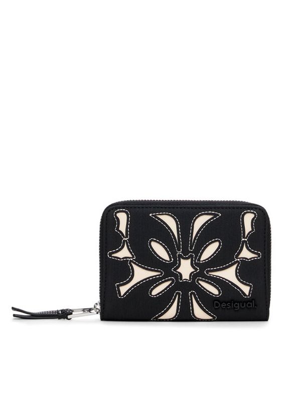 Desigual Desigual Mali ženski novčanik Sybilla Marisa 24WAYP08 Crna