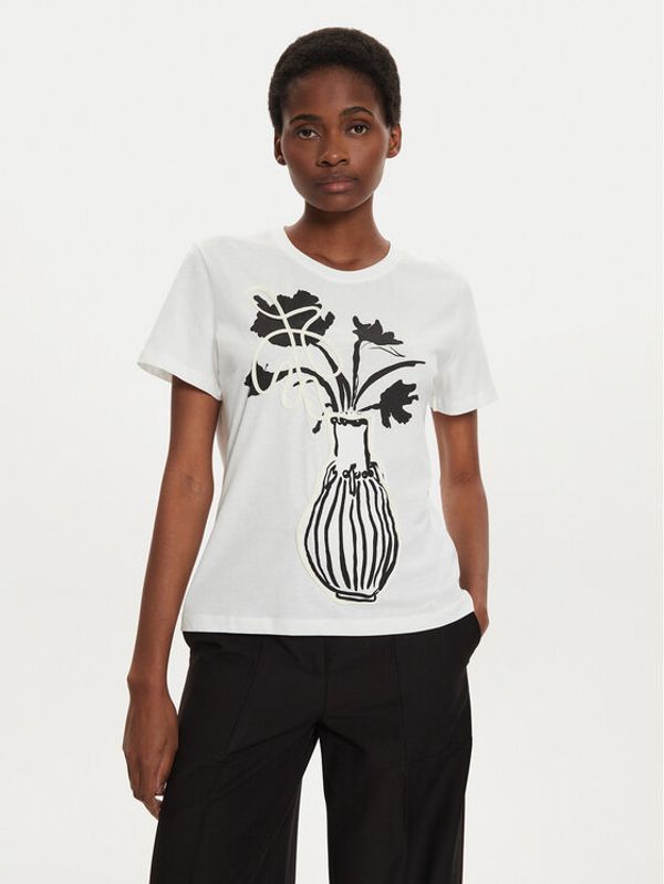 Desigual Desigual T-shirt Shadow 24WWTK11 Bijela Regular Fit