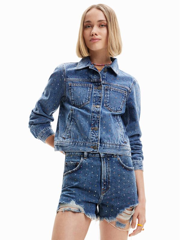 Desigual Desigual Traper jakna Benita 23SWED37 Plava Regular Fit