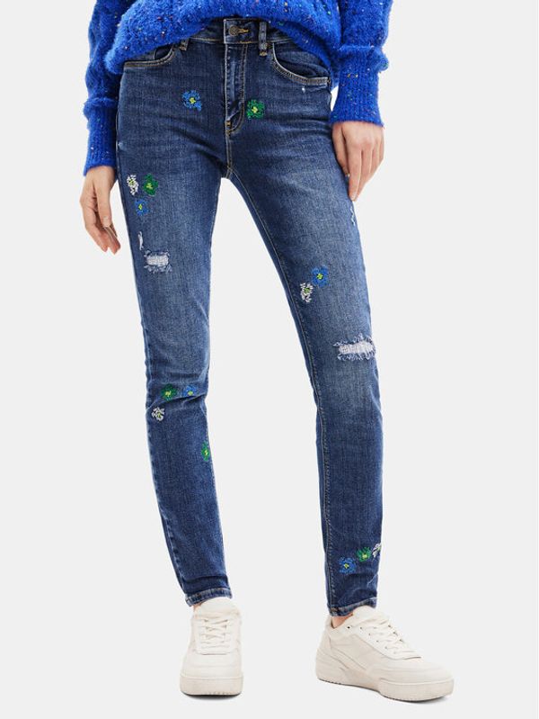 Desigual Desigual Traperice 23WWDD17 Plava Slim Fit