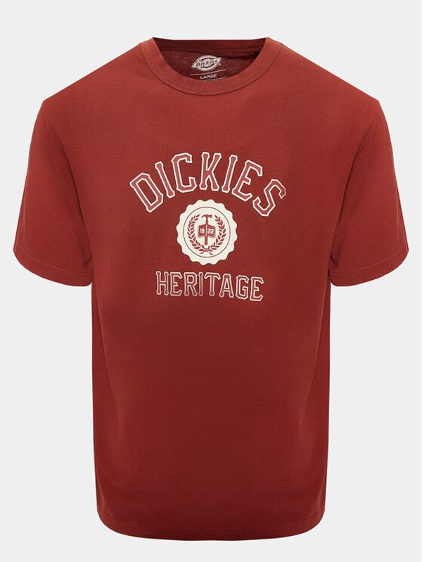 Dickies Dickies T-shirt Oxford DK0A4YFL Tamnocrvena Regular Fit