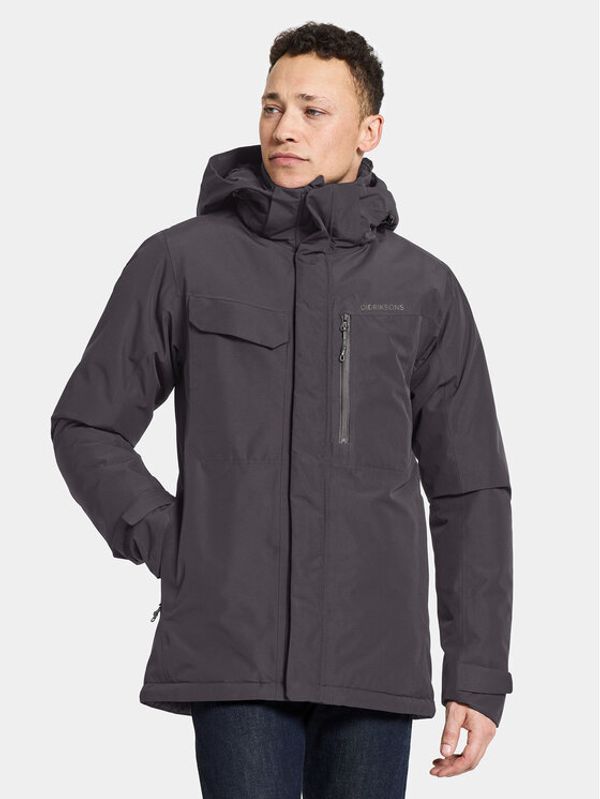 Didriksons Didriksons Zimska jakna Stefan Usx Jkt 505041 Crna Regular Fit