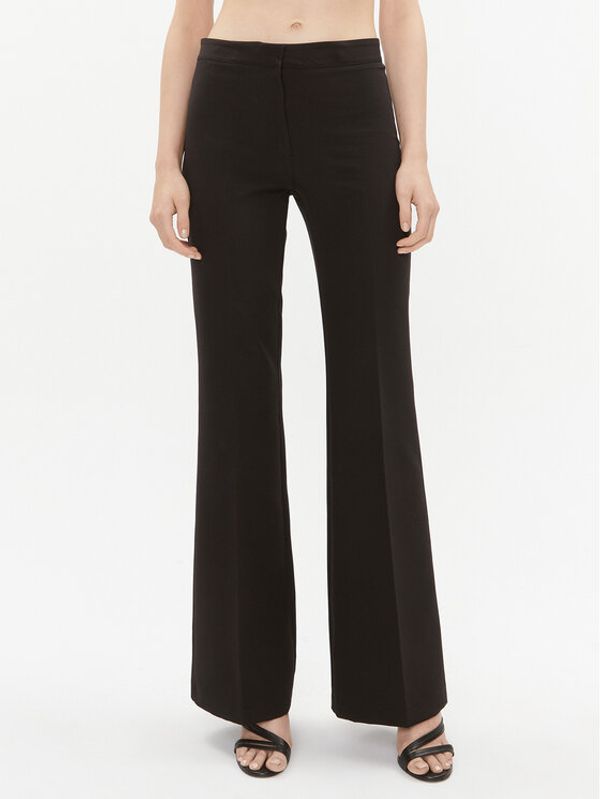 Dixie Dixie Hlače PCZ6TEAA Crna Relaxed Fit