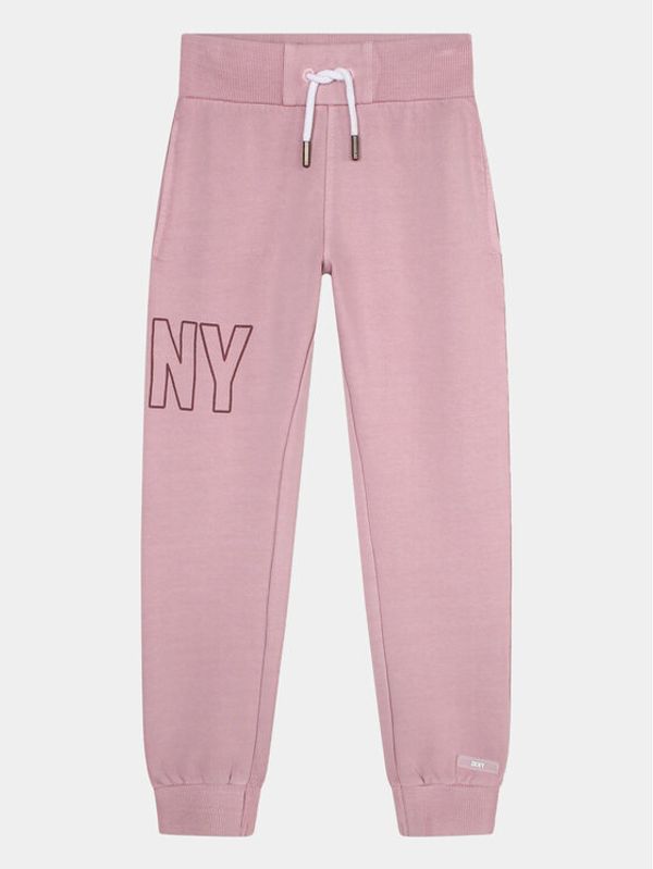 DKNY DKNY Donji dio trenerke D54000 S Ružičasta Regular Fit