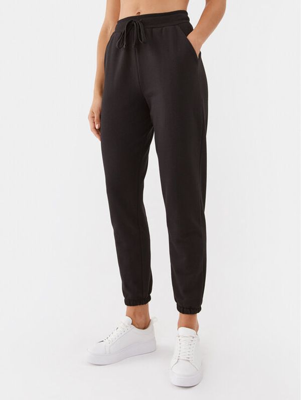 DKNY DKNY Donji dio trenerke YI2822670 Crna Regular Fit