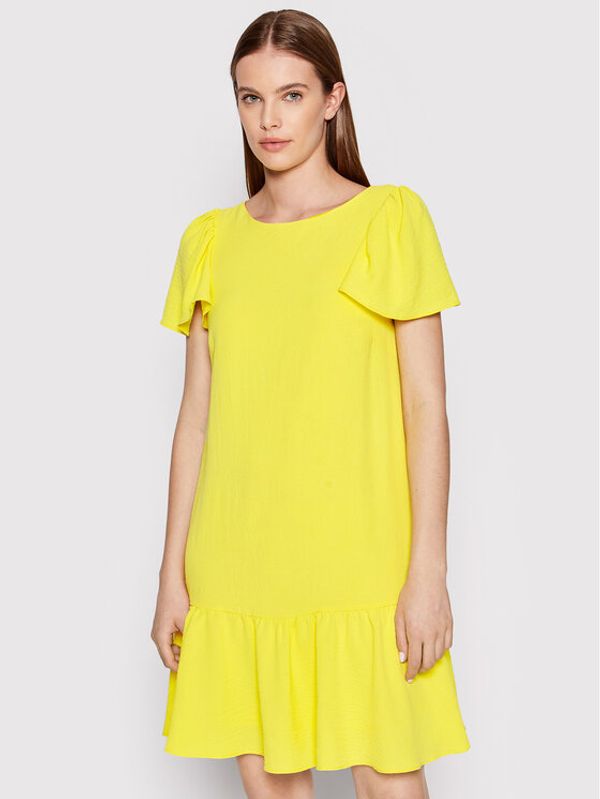 DKNY DKNY Haljina za svaki dan DD2A759A Žuta Relaxed Fit