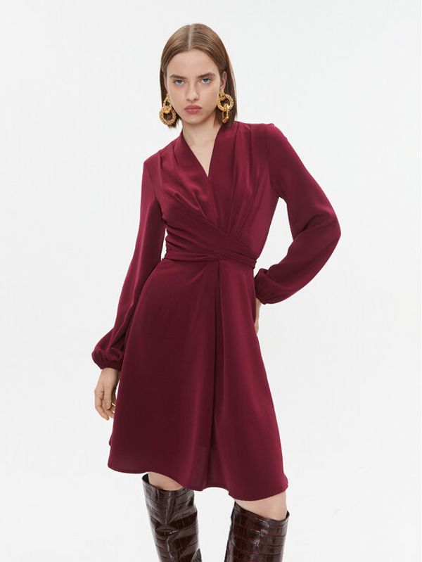 DKNY DKNY Haljina za svaki dan DD3G2174 Tamnocrvena Regular Fit