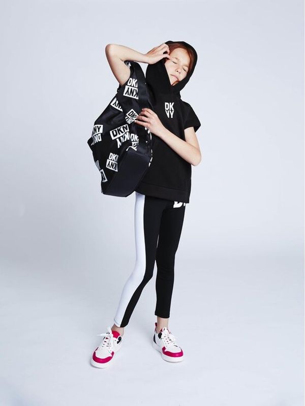 DKNY DKNY Leggings D34A81 S Crna Regular Fit