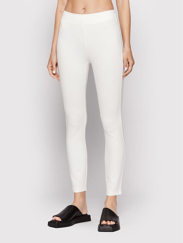 DKNY DKNY Leggings P0RK8CMD Bijela Slim Fit