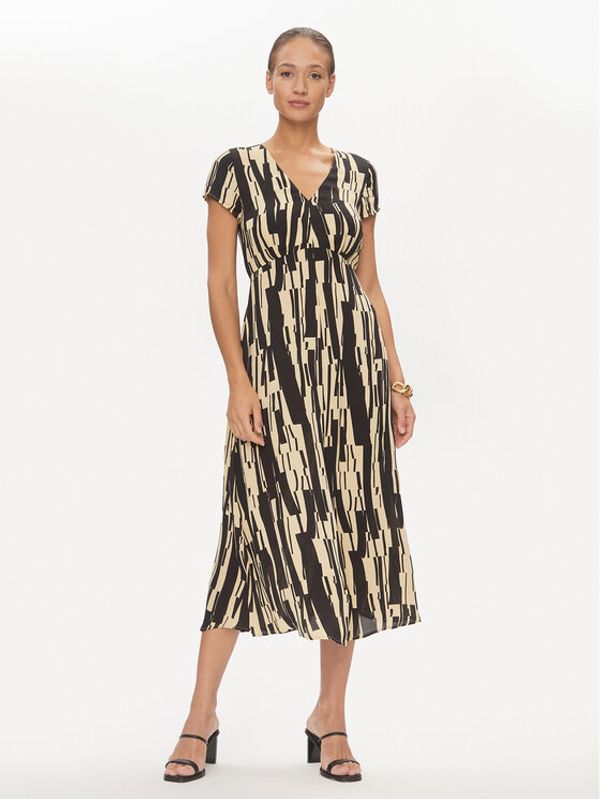 DKNY DKNY Ljetna haljina D2A4B384 Crna Regular Fit