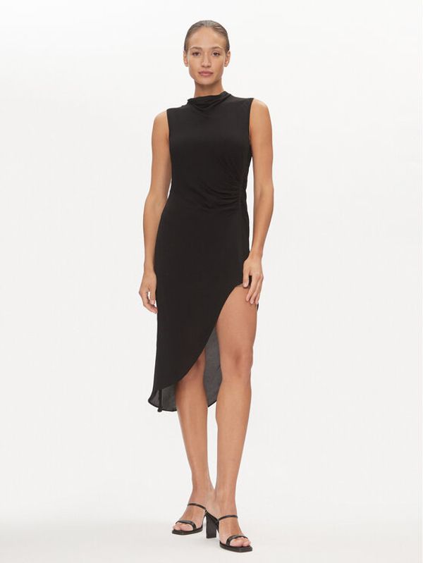 DKNY DKNY Ljetna haljina D2A4B3AR Crna Regular Fit